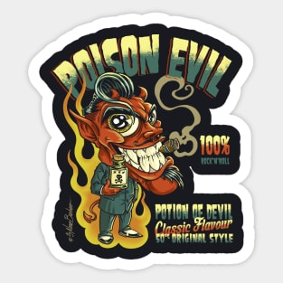 Poison Evil Sticker